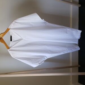 Vintage Calvin Klein Collection white cocoon dress/cover-up Size 10/46